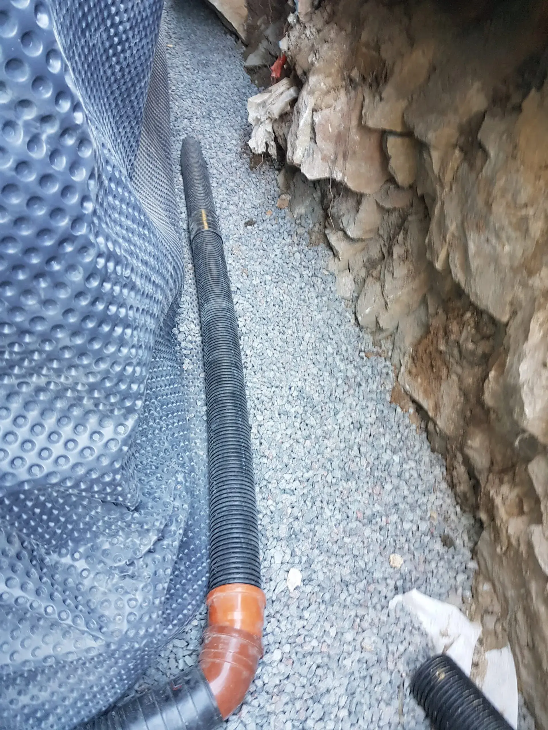 Dräneringsarbete i Tynnered med fokus på kvalitetssäkring