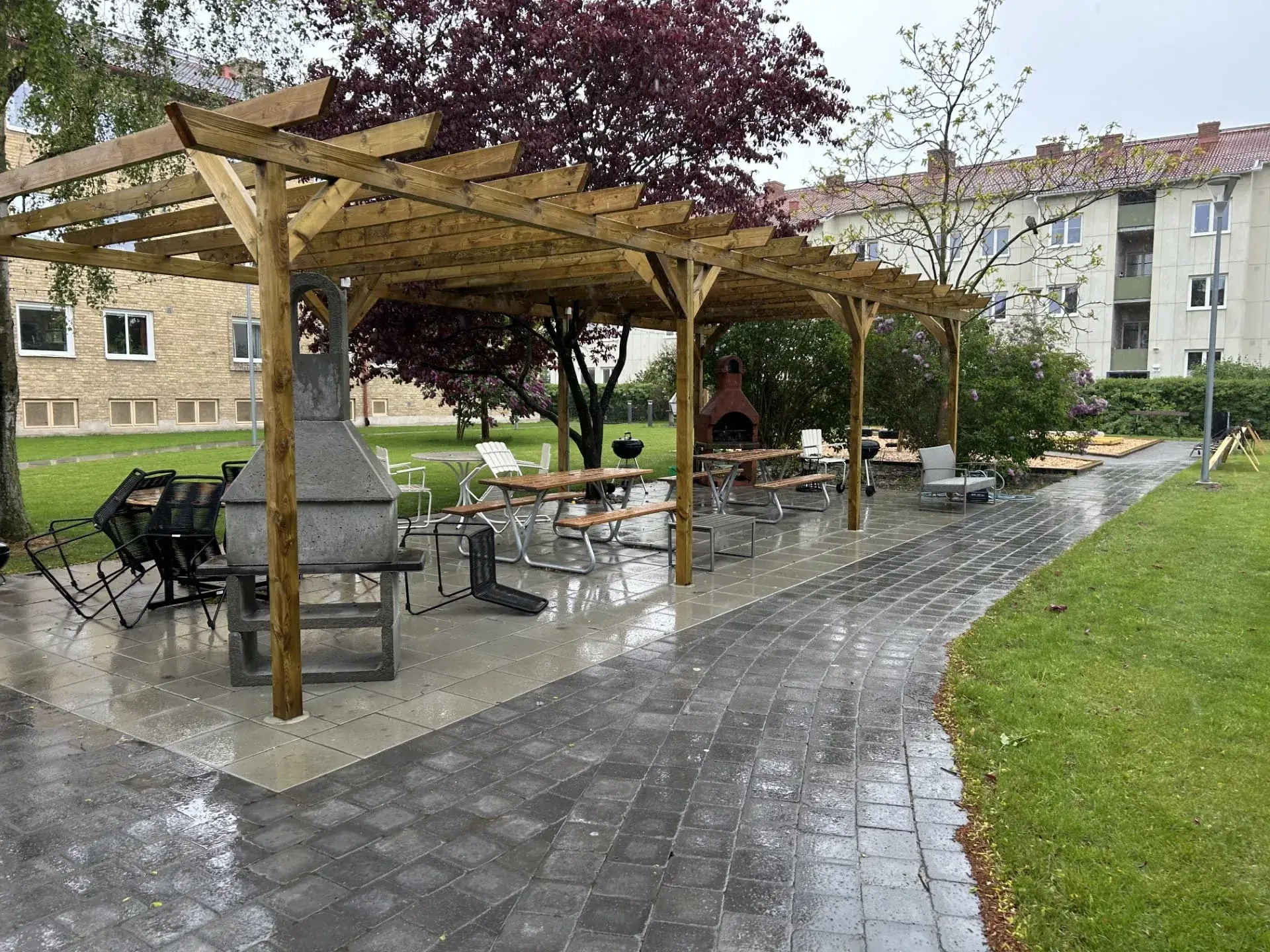 Dräneringsprojekt och gårdsåterställning i Malmö