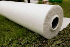 Fiberduk som används vid fuktsäkring